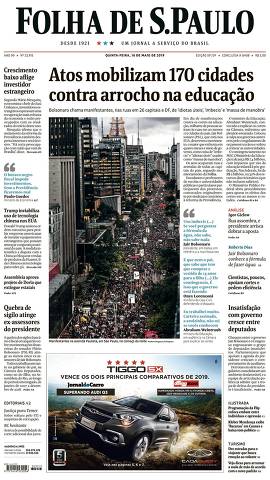 Capa da Edição São Paulo da Folha