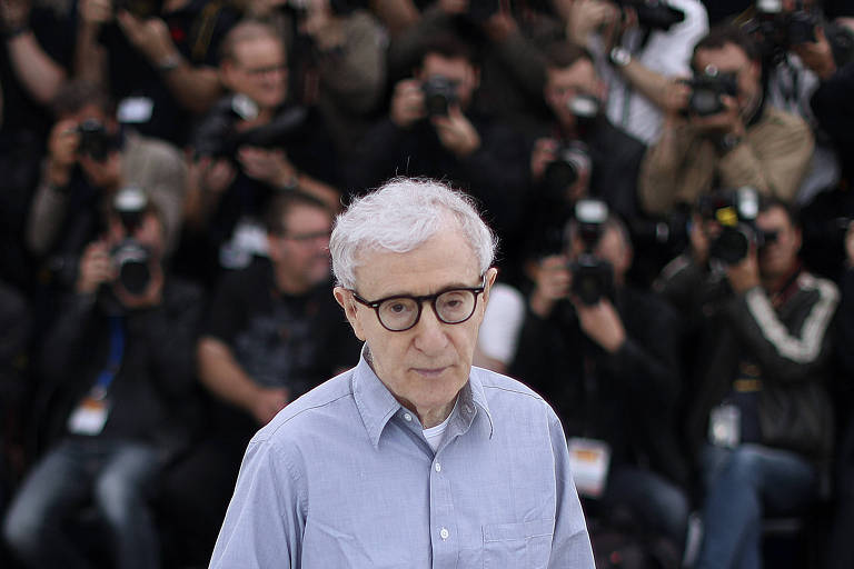 O cineasta americano Woody Allen 