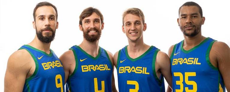 Seleção brasileira de basquete 3 x 3 na Copa do Mundo - Felipe Camargo, Jefferson Socas, William Weihermann e Jonatas Mello