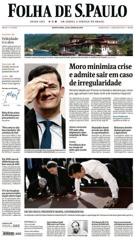 Capa da Edição São Paulo da Folha