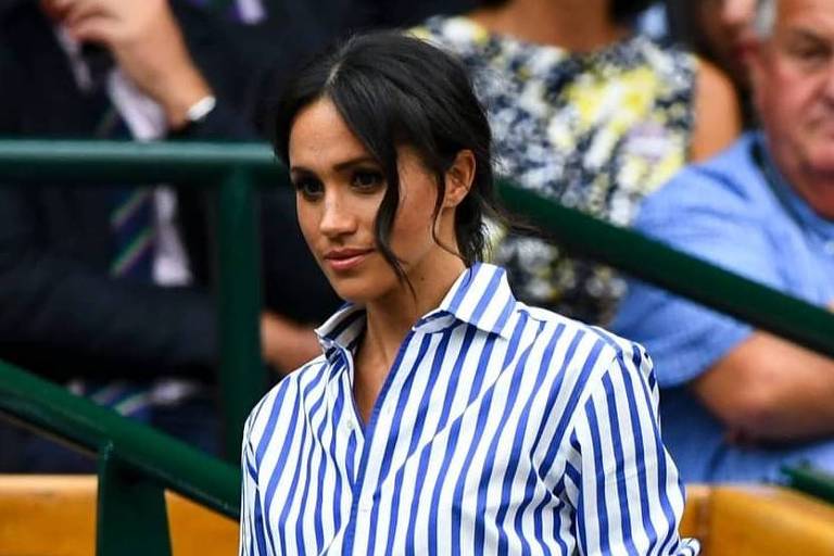 Homem cria confusão ao tirar selfie perto de Meghan Markle em Wimbledon