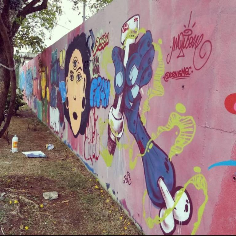 Grafite produzido na edição passada do evento