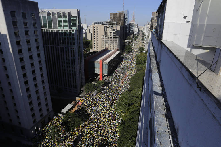 Veja imagens de protestos na Paulista a favor de Bolsonaro desde 2019