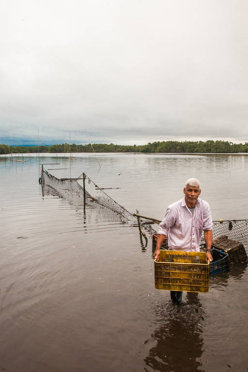 Veja imagens da pesca artesanal em Cananéia