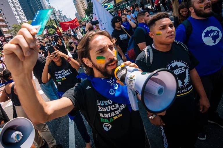 Iago Montalvão - Presidente da UNE (União Nacional dos Estudantes) e estudante de Economia da FEA-USP (Faculdade de Economia, Administração e Contabilidade)