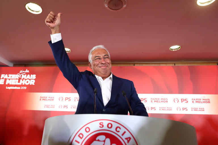 O atual premiê, Antonio Costa, líder do Partido Socialista