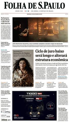 Capa da Edição Nacional da Folha