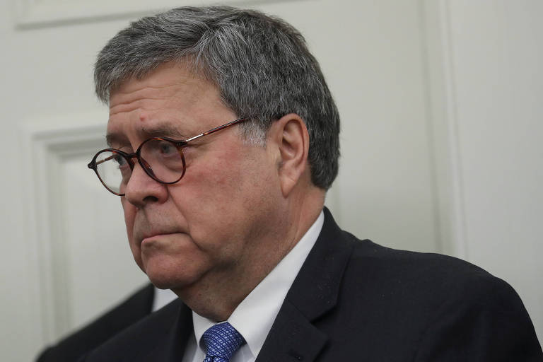 O secretário de Justiça dos EUA, William Barr