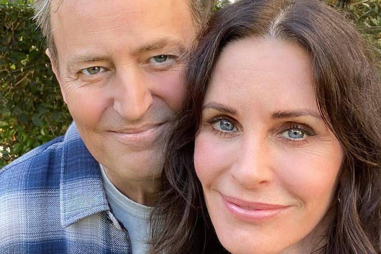 Encontro de Courteney Cox e Matthew Perry, ex-casal de 'Friends', gera comoção na internet