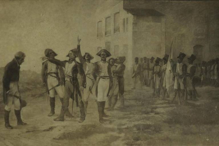 Imagem retrata personagens da Revolução Pernambucana de 1817