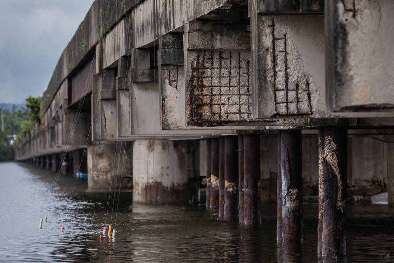 Ponte dos Barreiros, em São Vicente