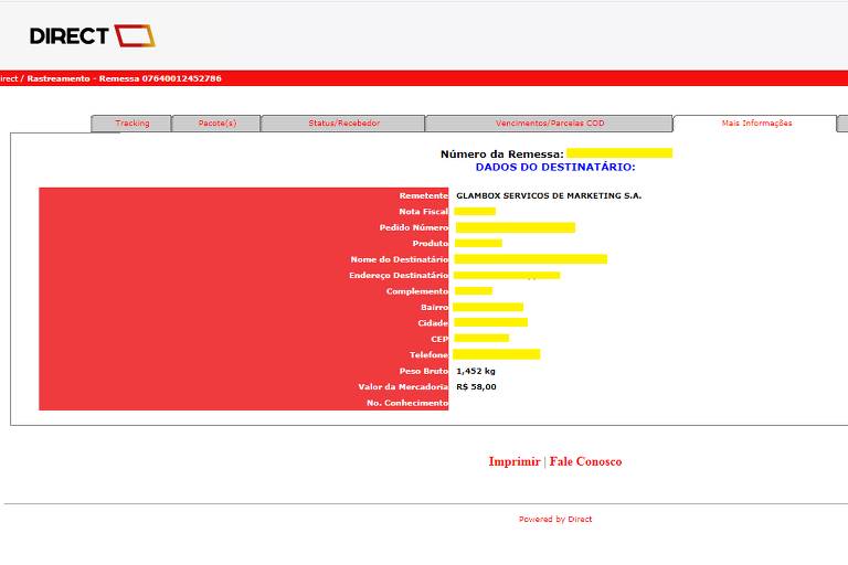 Transportadora de compras online expõe dados de clientes de grandes redes