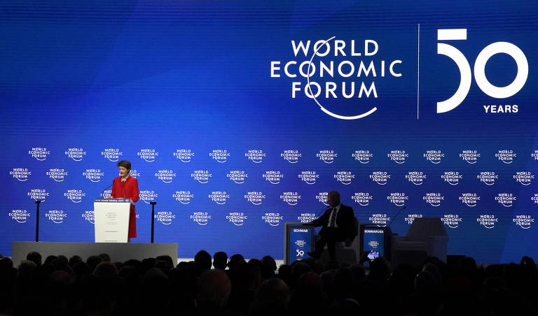 Cinco momentos curiosos do dia em Davos