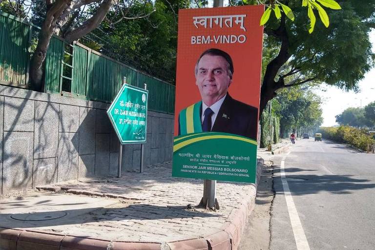 Jair Bolsonaro vai à Índia