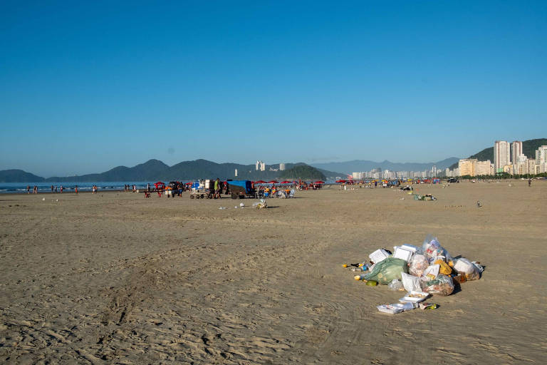 Projeto avalia como hábitos de praia podem reduzir poluição marinha