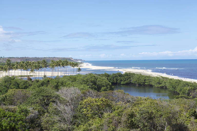 Piscinas naturais, estuários e falésias formam cenário da intocada Pitimbu, na Paraíba