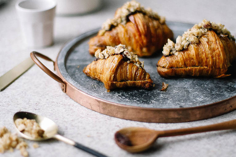 Croissants são a especialidade da Mintchi, nova loja em Pinheiros