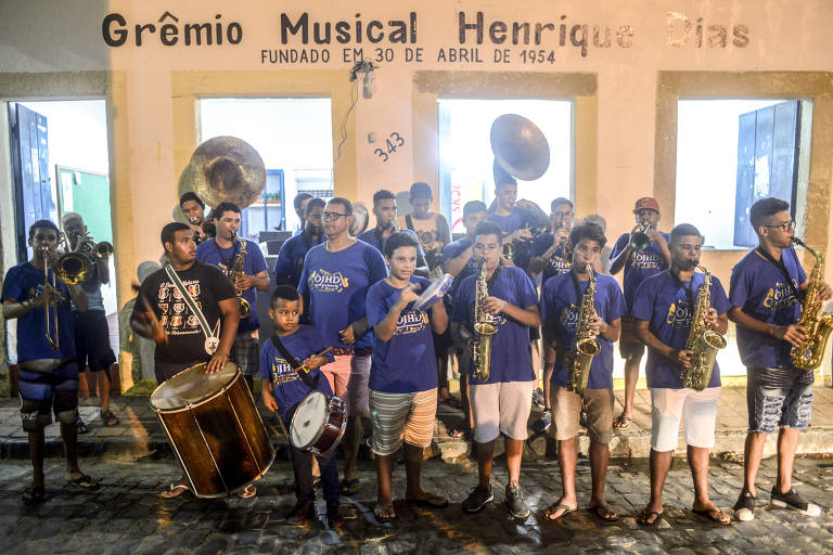 Orquestra jovem de frevo se apresenta no Carnaval de Olinda