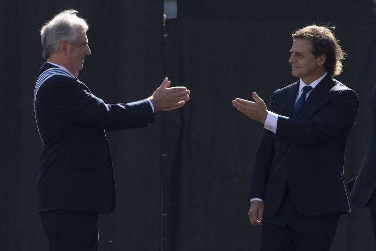 Luis Lacalle Pou toma posse como presidente no Uruguai