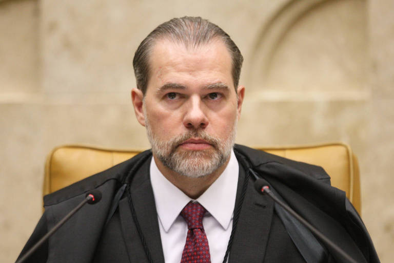 O presidente do STF (Supremo Tribunal Federal), Dias Toffoli, durante sessão plenária.