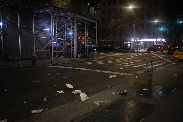 Confira fotos das ruas vazias em Nova York por causa do Coronavírus
