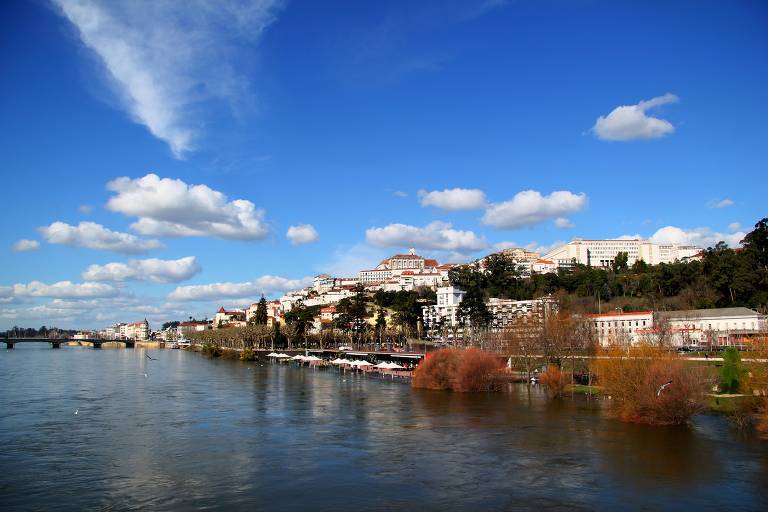 Cidade de Coimbra em Portugal