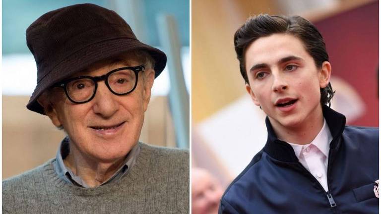 Woody Allen e Timothée Chalamet