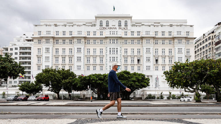 A fachada do hotel Copacabana, no Rio de Janeiro 
