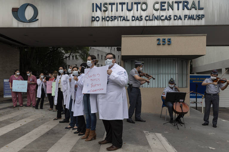 Profissionais da Saúde e Segurança Pública são homenageados em São Paulo por combate ao coronavírus