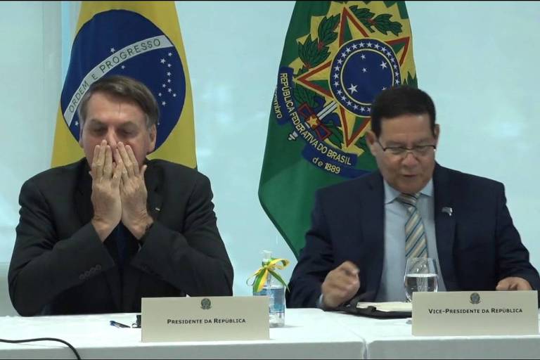 Reprodução de vídeo da reunião ministerial de 22 de abril