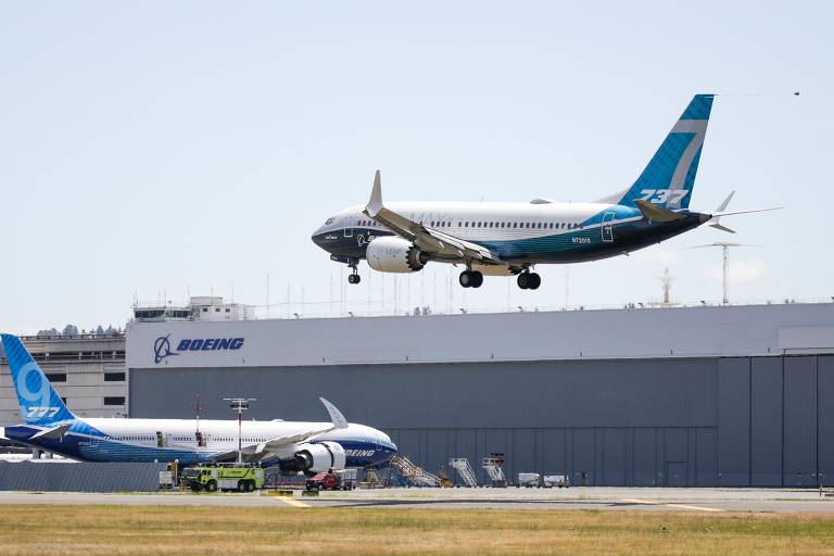 Avião Boeing 737 MAX começa testes para retomada de voos