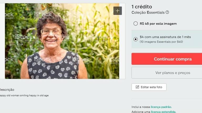 Campanhas do governo com fotos retiradas de bancos de imagens 