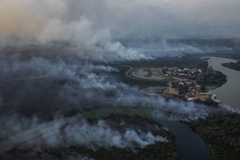 Incêndio no Pantanal avança 