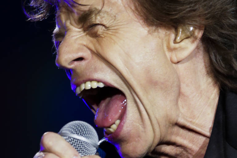 Imagens do cantor Mick Jagger