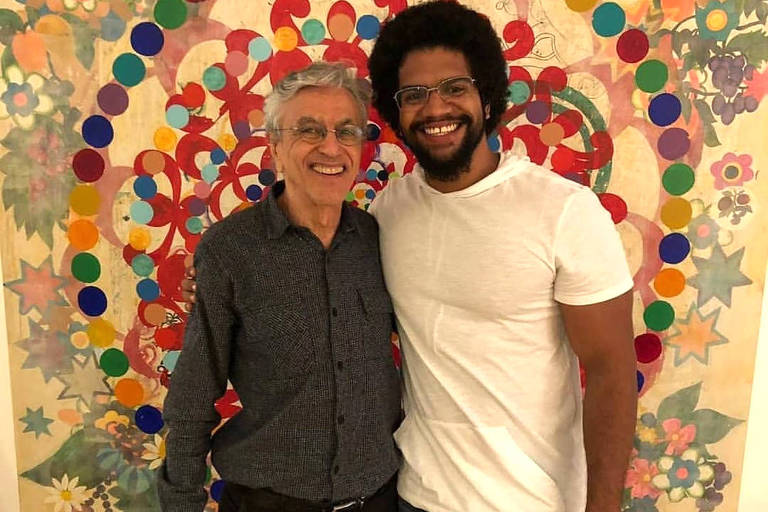 Jones Manoel  e Caetano Veloso na União da Juventude Comunista 