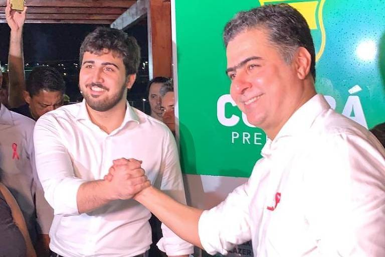 Os candidatos Emanuel Pinheiro e Emanuel Pinheiro Neto reunidos no ano passado