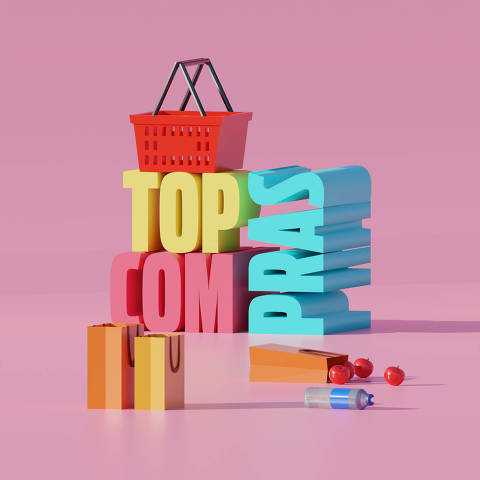  Ilustração da categoria Top Compras da Folha Top of Mind 2020