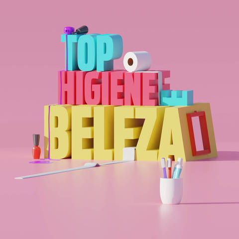 Ilustração da categoria Top Higiene e Beleza da Folha Top of Mind 2020