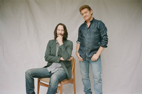 Os atores Keanu Reeves e Alex Winter, de 'Bill & Ted' ORG XMIT: XNYT63