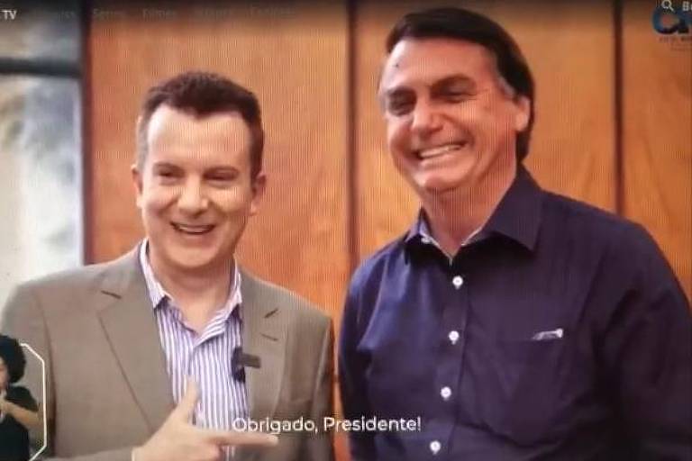 Bolsonaro aparece no programa eleitoral de Russomanno na TV