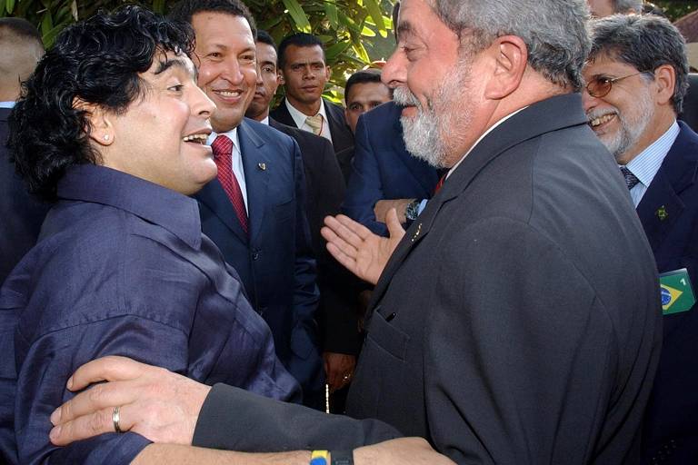 Ícone da esquerda, Maradona não escondia orientação política