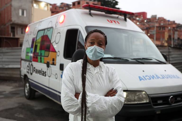 Renata Alves, coordenadora das ambulâncias, fazia a ponte entre moradores e profissionais de saúde em Paraisópolis