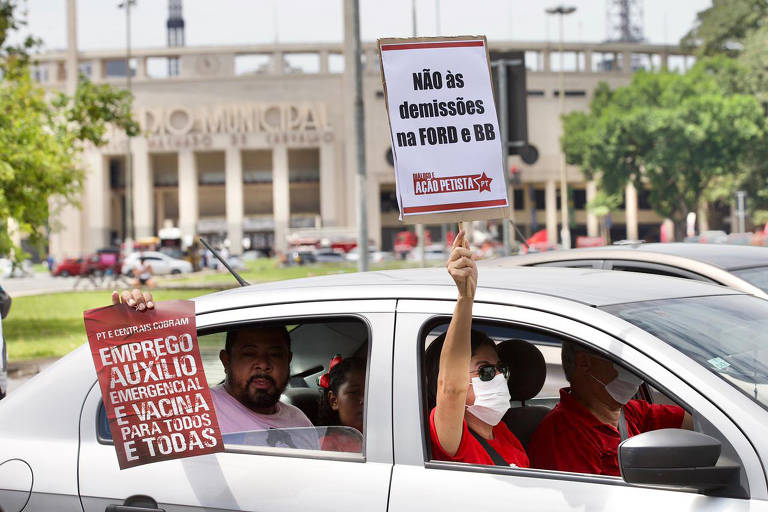 Segunda carreata da esquerda pelo impeachment de Bolsonaro