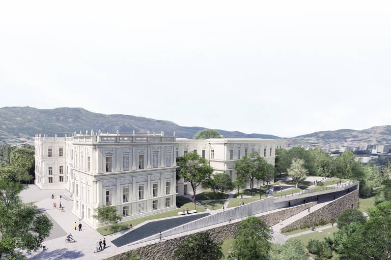 Veja imagens do projeto arquitetônico e de restauro do Museu Nacional