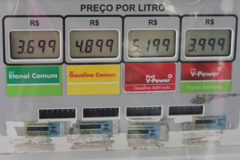 Preço da gasolina chega a R$ 5,49 o litro em São Paulo