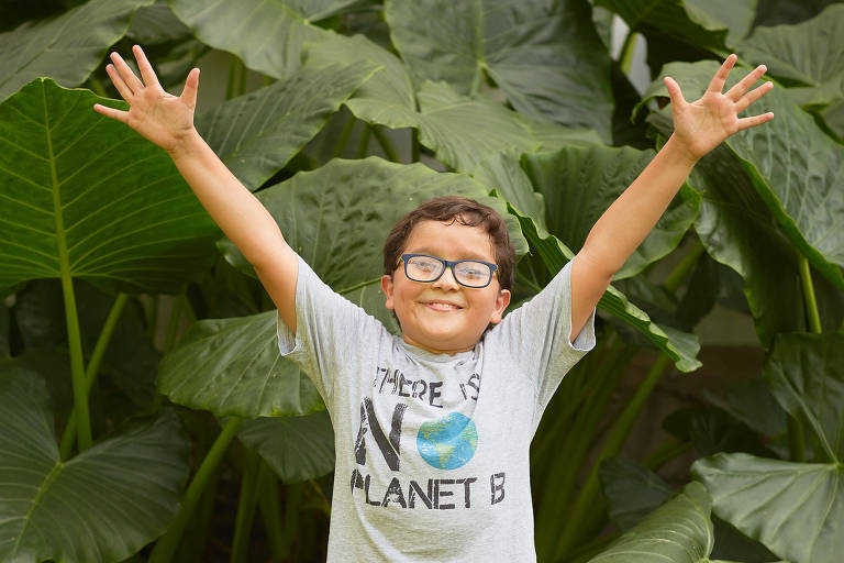 Francisco Vera Manzanares, 9, que discursou no Senado colombiano em favor de pautas ambientais