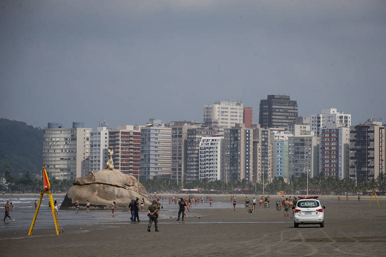 Praias do litoral paulista são interditadas