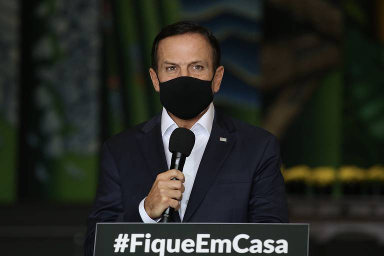  O governador João Doria em 2021