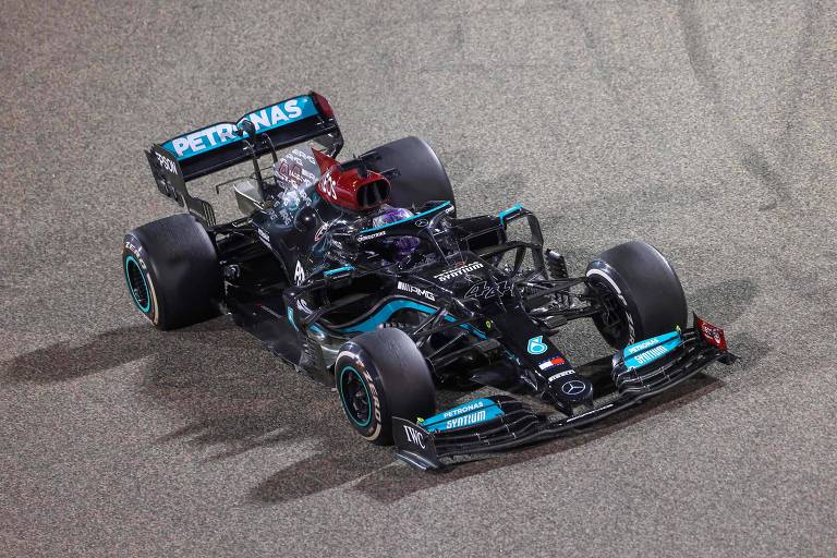 Hamilton, da Mercedes, vence o GP do Bahrein