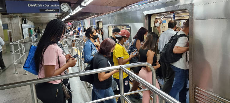 Movimentação do transporte público na capital paulista